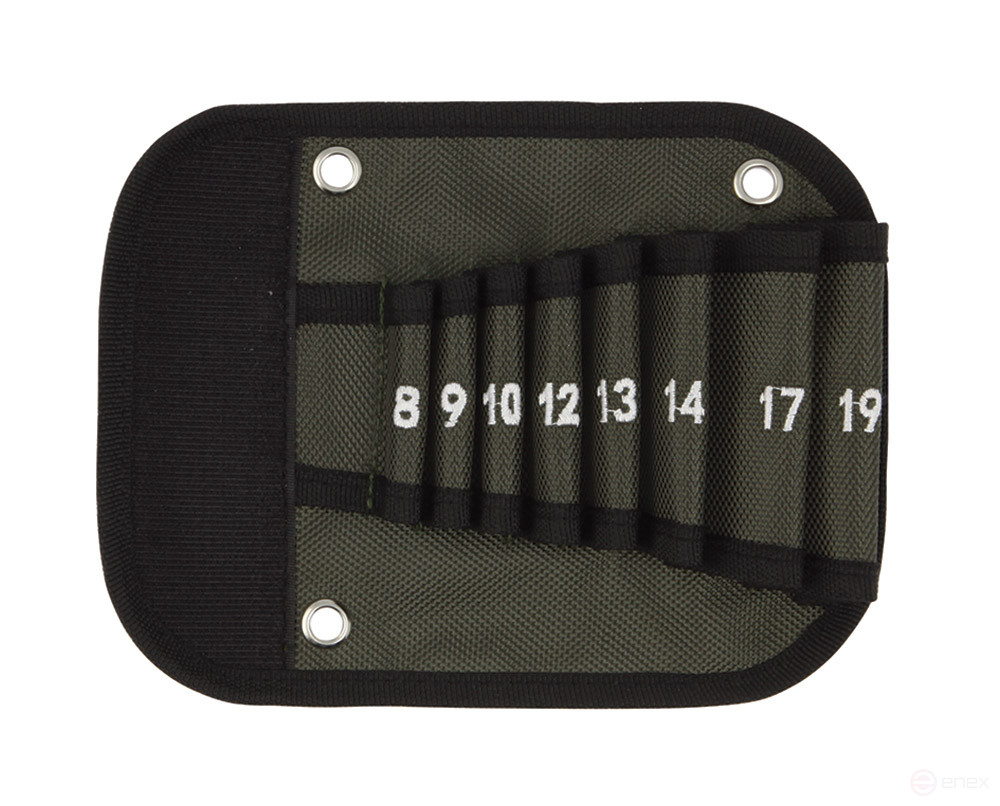 Branded bag for a set of keys combined 8, 9, 10, 12, 13, 14, 17, 19 mm, 8 pcs. (for set 511308)