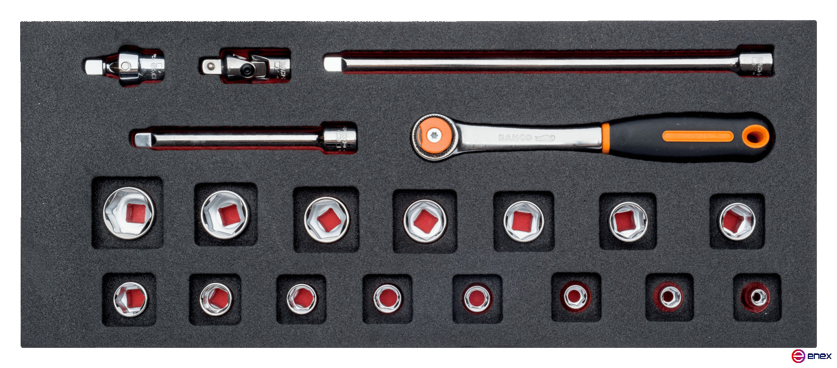 Набор торцевых головок модульной конструкции FF1E2104