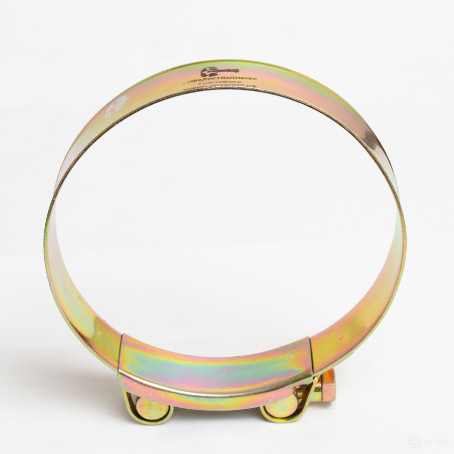 Single-bolt metal power clamp 113-121 mm, 1 piece