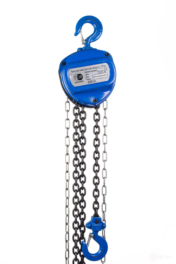 Manual gear hoist TOR TRSH C PRO 0.5TX6M (model N)