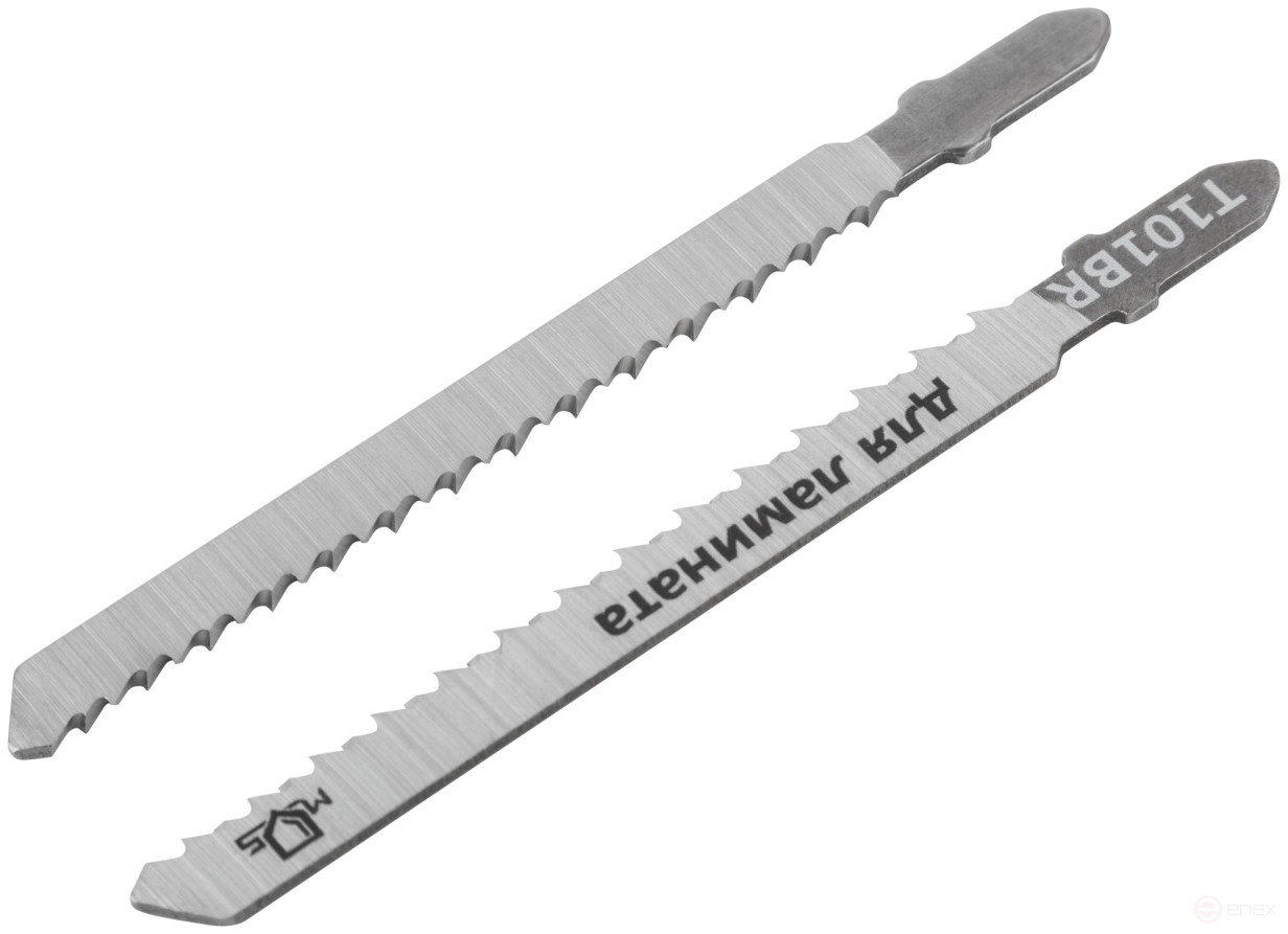 Blades for electric jigsaw, T101BR, wood, HCS, 100 mm, 2 pcs.