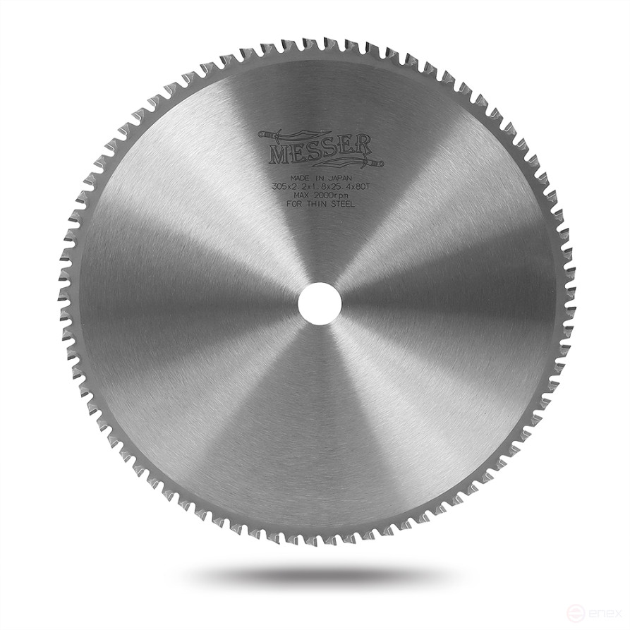 Твердосплавный диск для резки тонкой стали MESSER. Диаметр 305 мм.