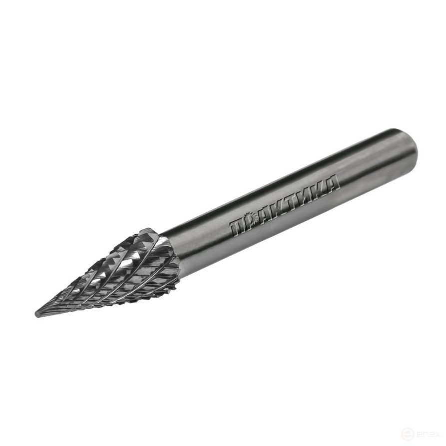 Борфреза твердосплавная ПРАКТИКА тип M коническая, 8 х 20 мм, хвостовик 6 мм (644-566)