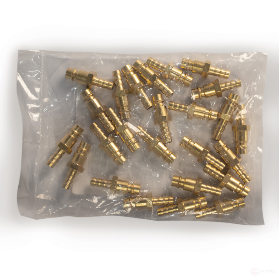 Штуцер профессиональный папа ёлка d.8мм M, латунь, 25шт