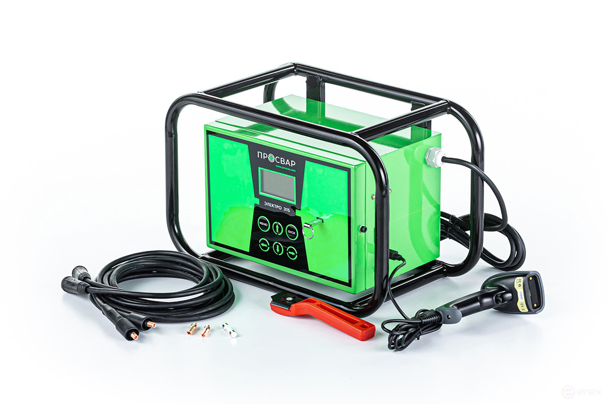 The device for electro-coupling welding of HDPE pipes PROSVAR ELECTRO 315