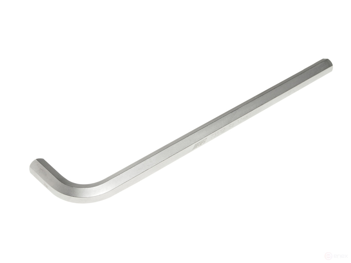 Ключ шестигранный Г-образный 12мм HEX экстрадлинный L=250мм JTC