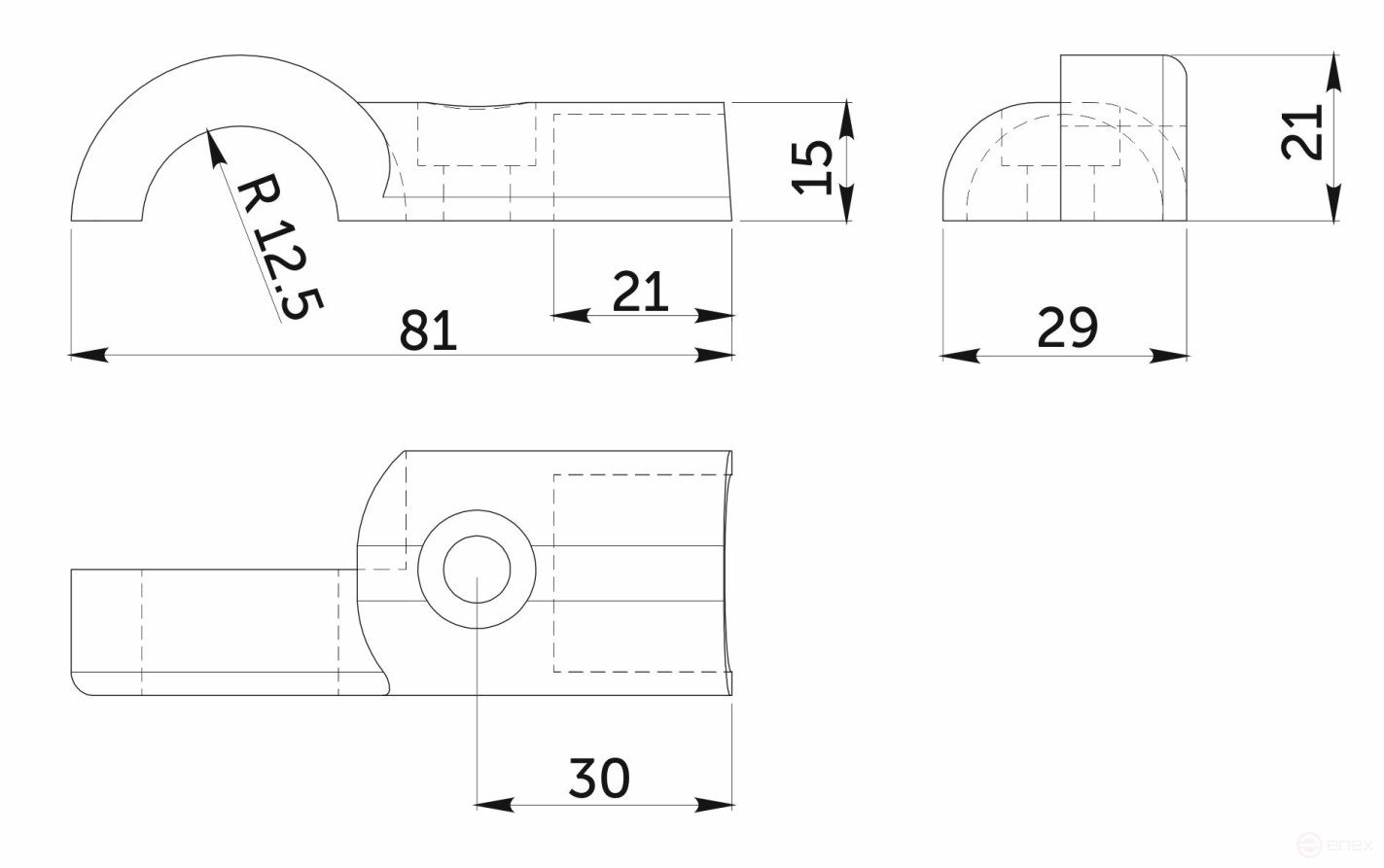 Соединитель 3-х труб d25 (561) угловой, вакуум AKS