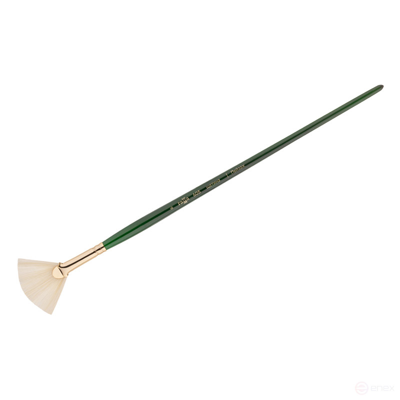 Brush artistic bristles Gamma "Landscape", fan No. 6, long handle