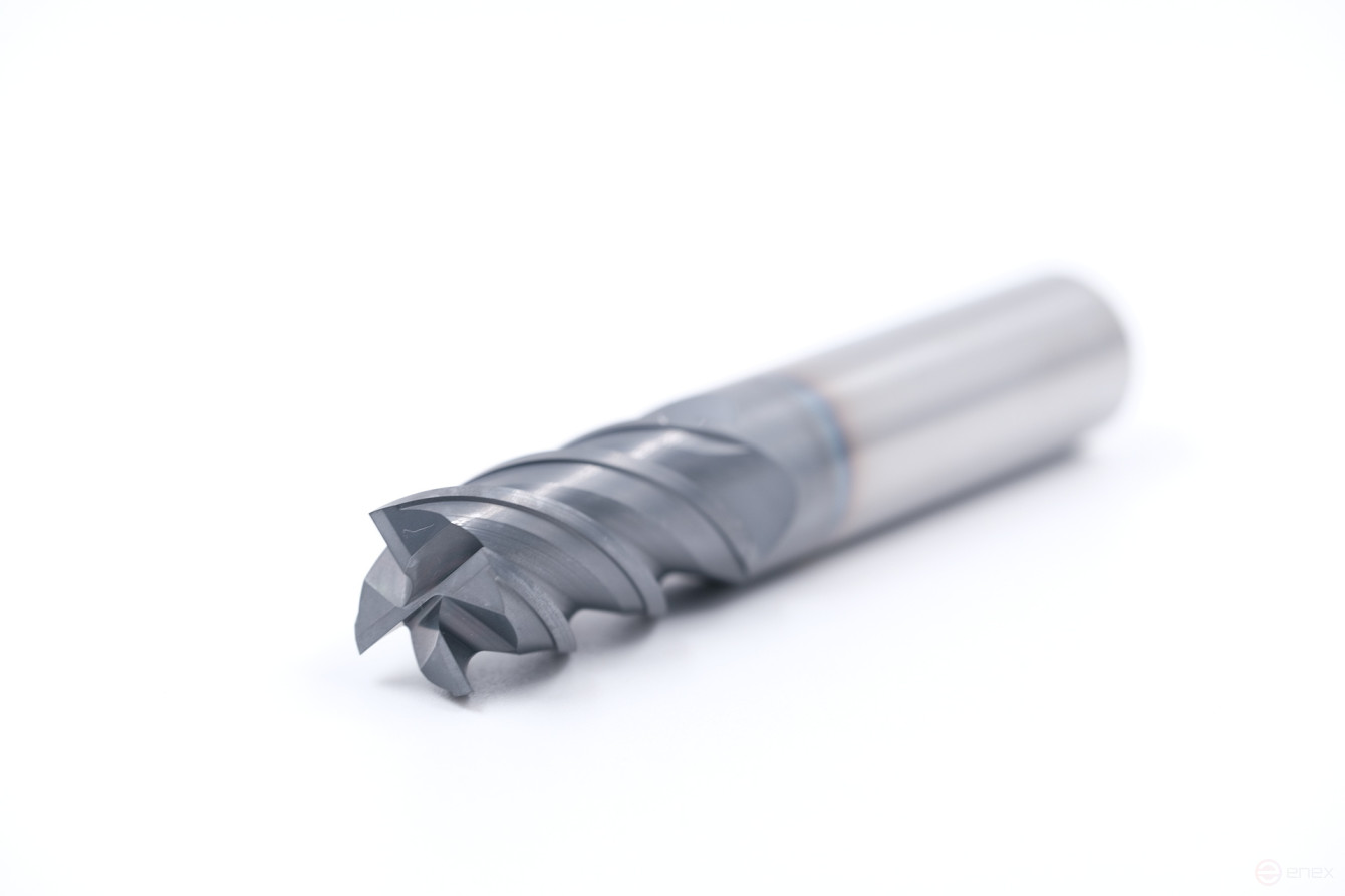 Monolithic carbide milling cutter, d-10 mm