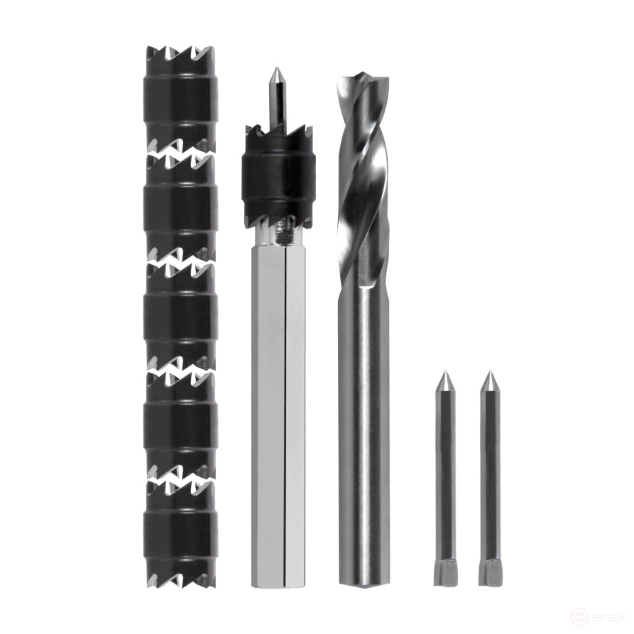 Специальный набор сверл кольцевых по точечной сварке