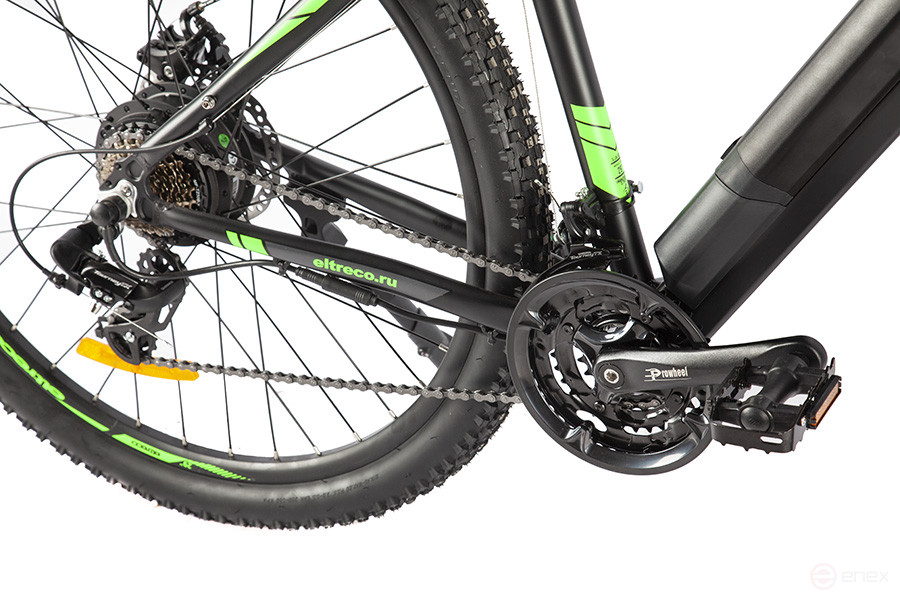 Bicycle hybrid Eltreco Ultra MAX Black and green-2506