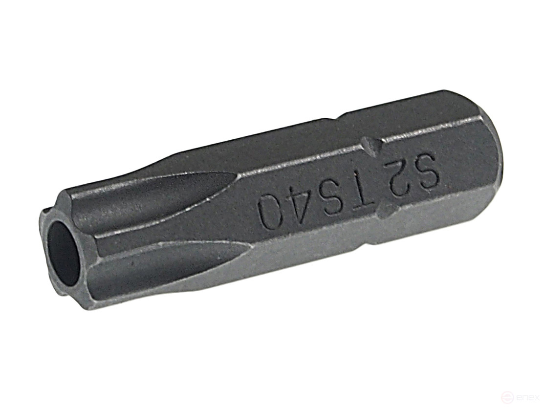 Бита 1/4"DR 5-гранная TORX с отверстием TS40Hх25мм JTC