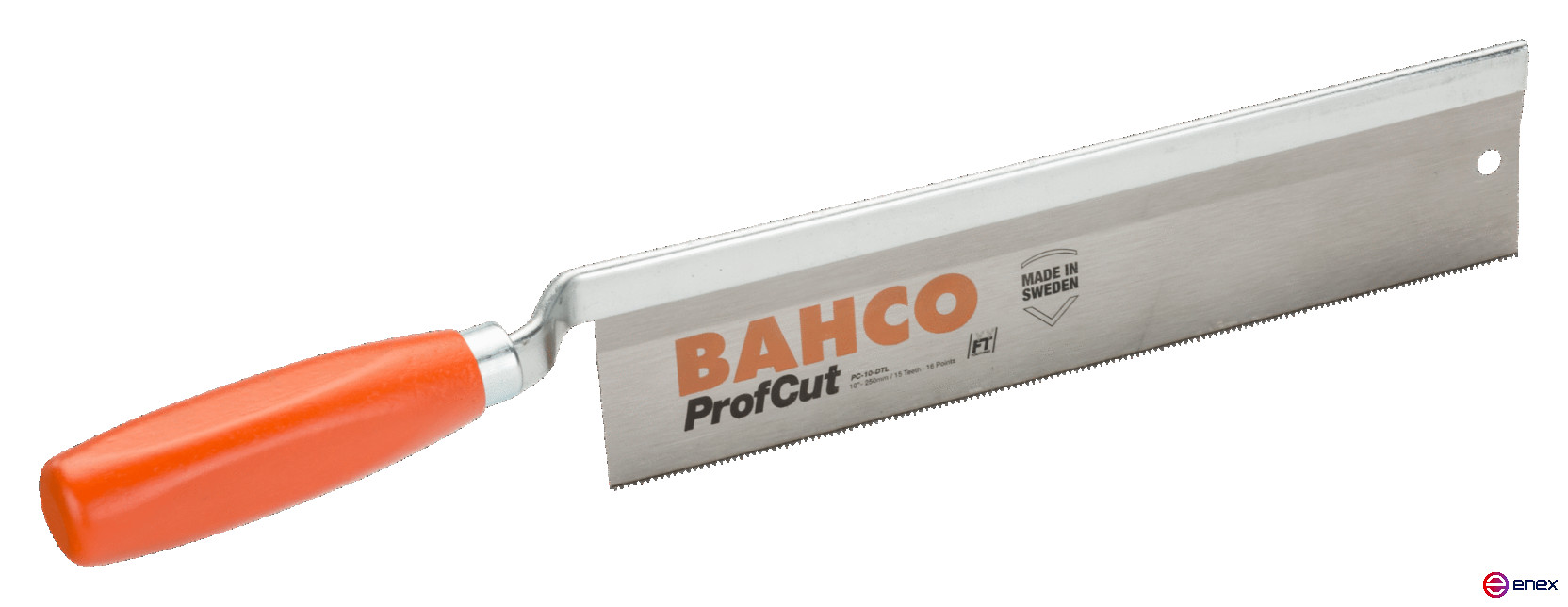 ProfCut saw with angled wooden handle 13/14 TPI, 250 mm