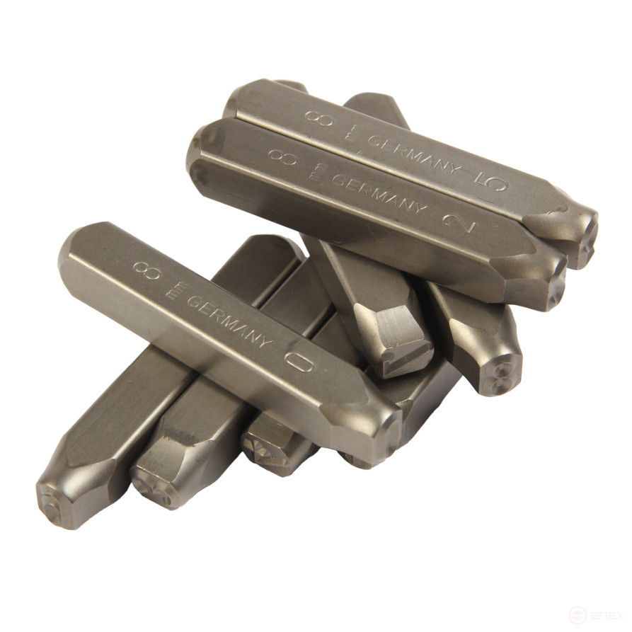 The digital stamps are 8mm (HRC 60+-2 deg. DIN 1451) JTC