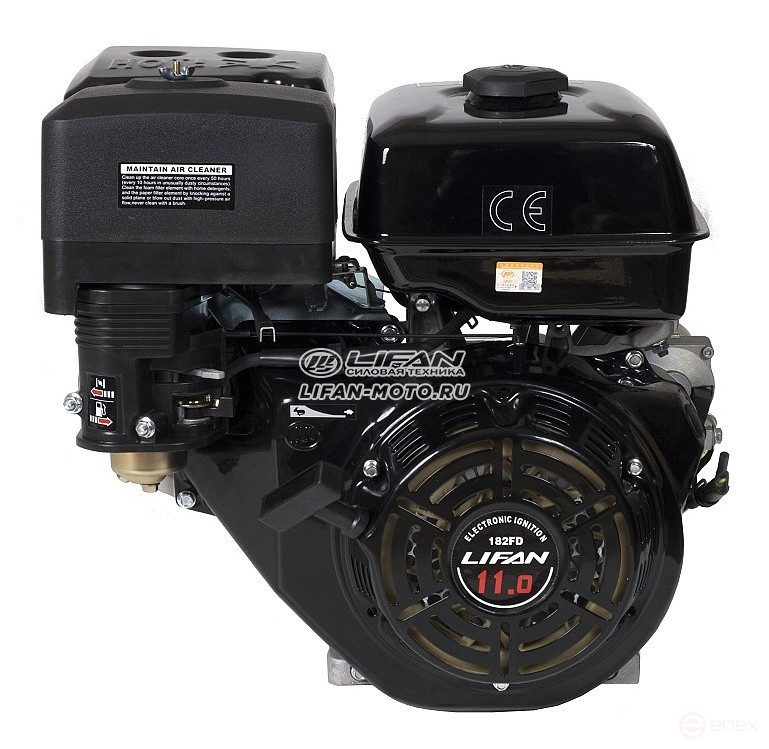 Lifan 182FD-R engine, 22mm shaft, 0.6 Amp coil