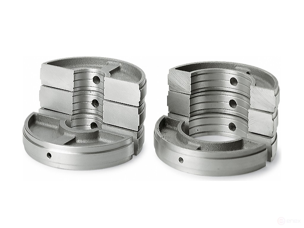 Set of replacement inserts D-250 mm for ROWELD P 355 B /wide (8 pcs)