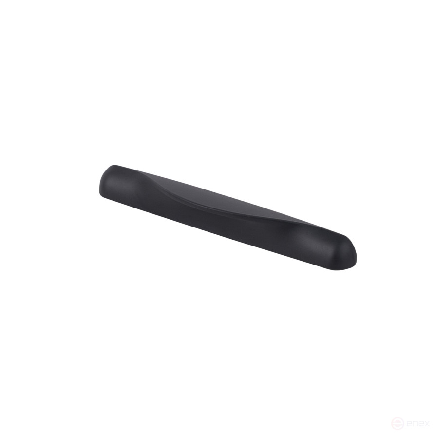 Handle metal bracket met. METAX 128, matte black, AKS