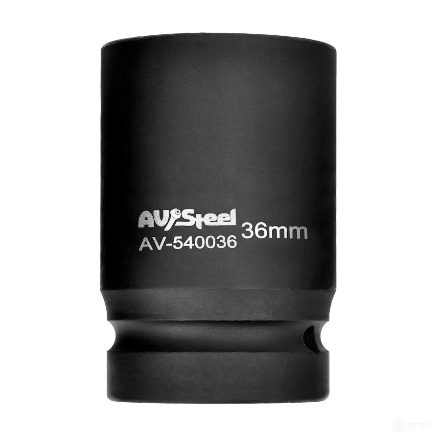 Головка 1" шестигранная 36мм "AV Steel" AV-540036