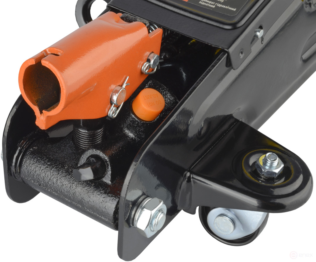 Домкрат гидр. 2.0т (130-330 мм подкатной; с фиксатором; в кейсе) АвтоDело (43228)