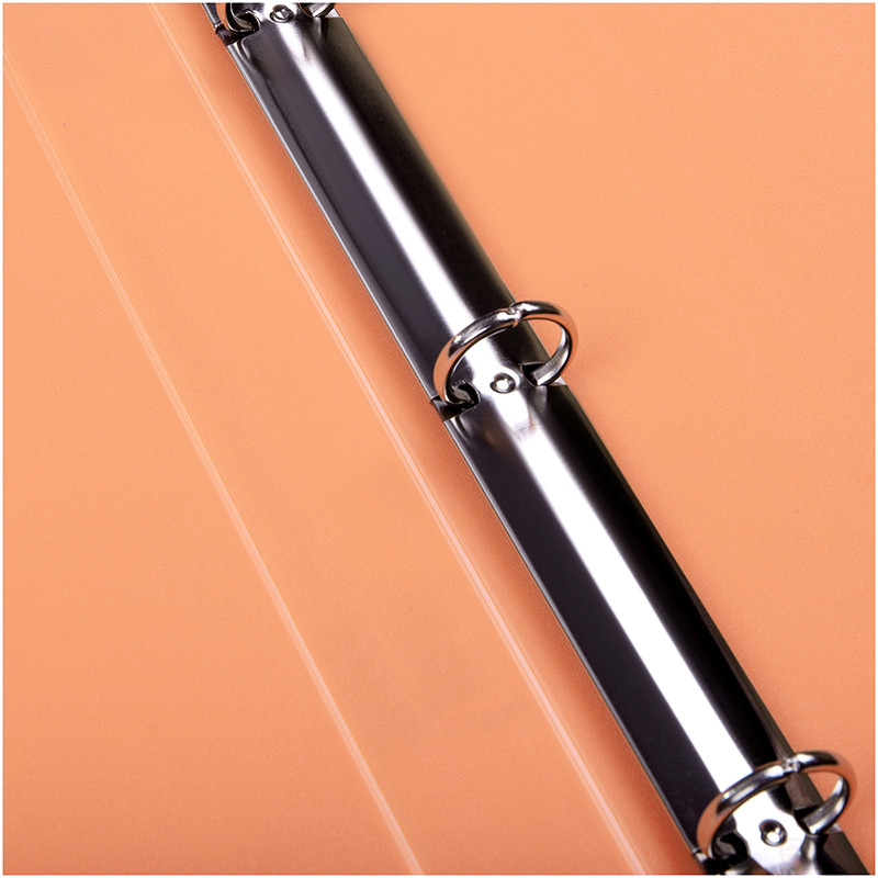 Folder on 4 Berlingo "Neon" rings, 25 mm, 700 microns, neon orange