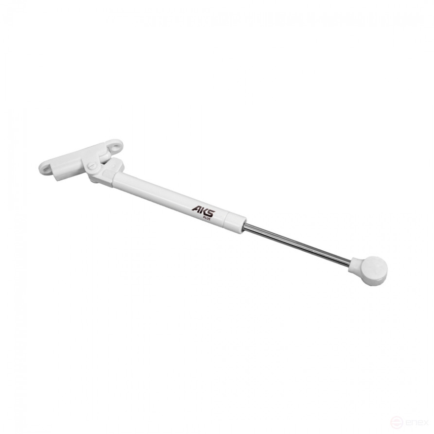 Overhead gas lift 100N with door closer white AKS PLUS