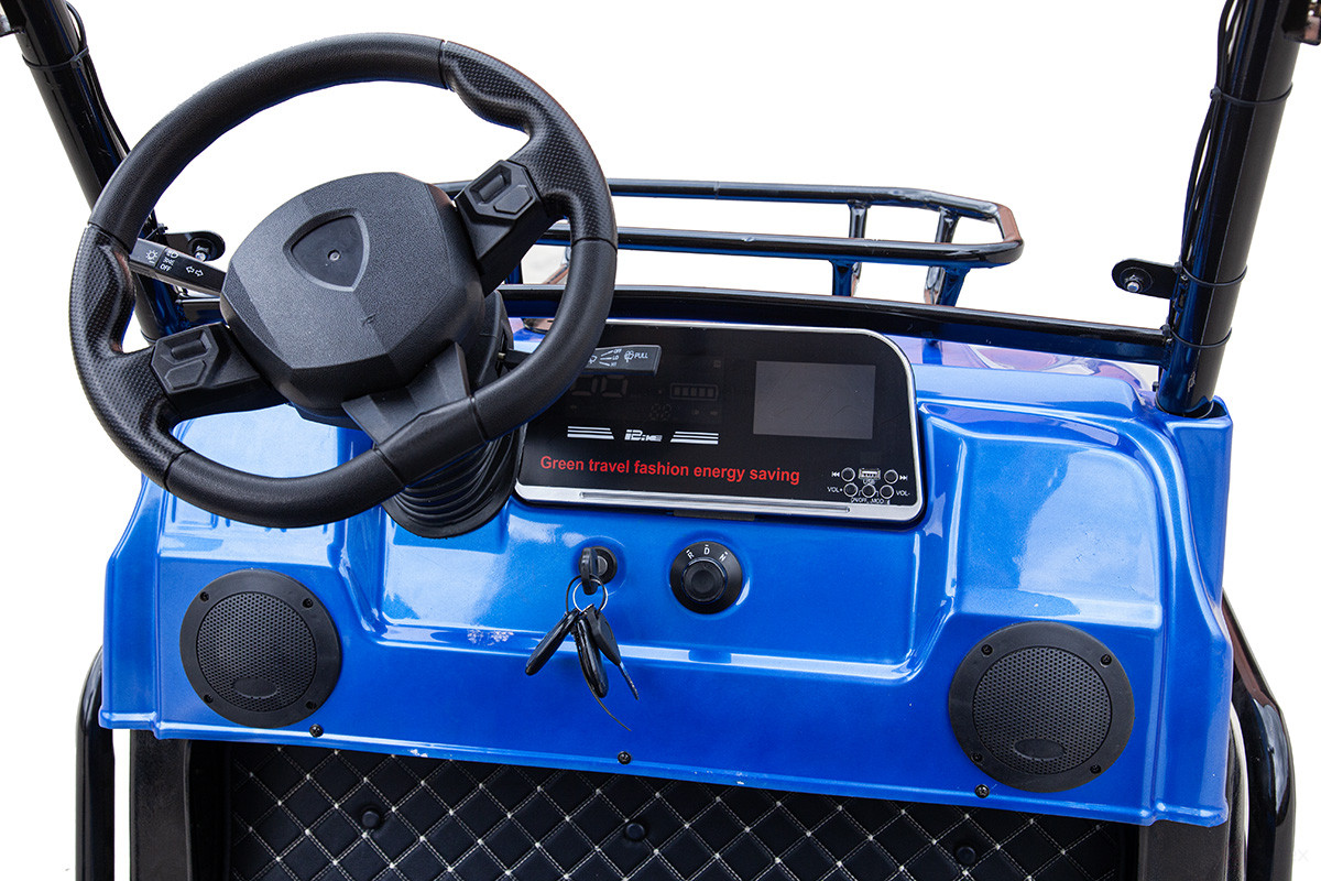 Mini golf cart Gelbert Venus 60V 1200W, red