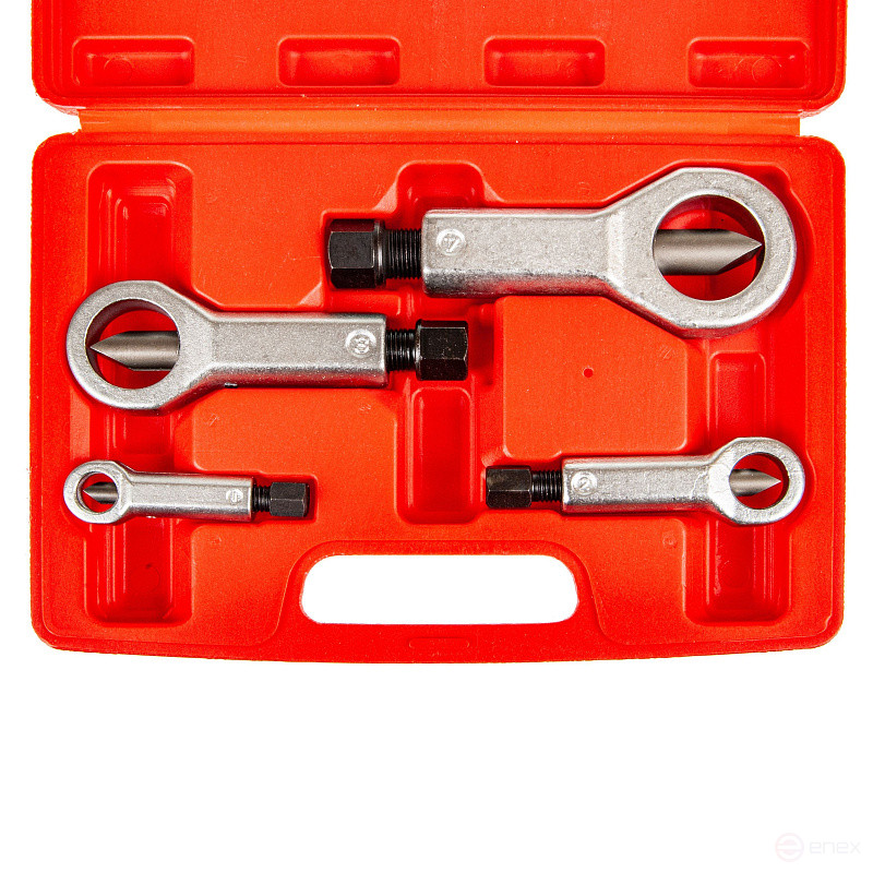 Set of nutcutters ER-10927: (9-12, 12-16, 16-22, 22- 27mm) 4p. in the EUREKA case /1/10