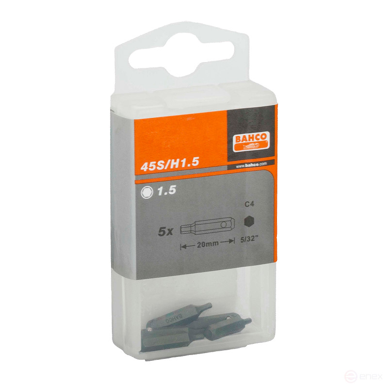 5 x Биты HEX 3x20 мм 5/32 IVE