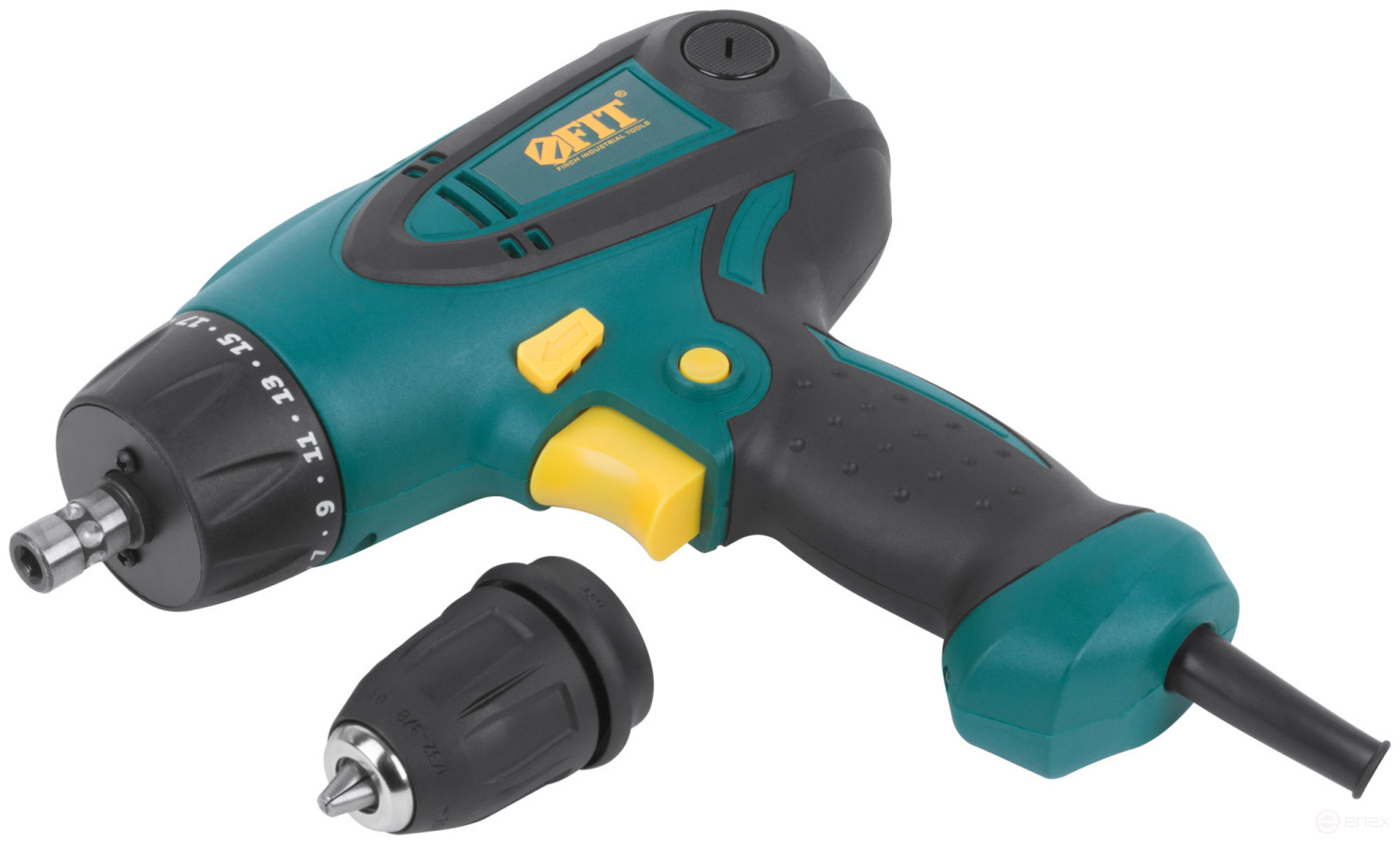 Electric drill-Screwdriver 280 W; 0-350/1100 rpm; BzP 10 mm; cut. incl.; 25 Nm; BS brushes; 1,4 kg; box