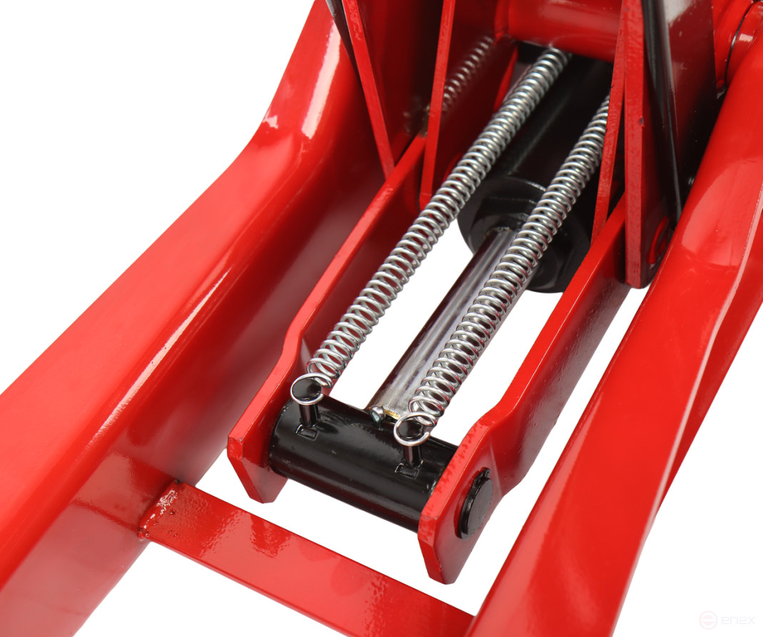 Домкрат подкатной 3.5т 95-552мм двухпоршневой GTE