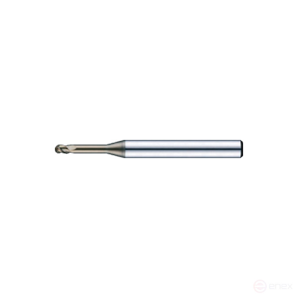 Spherical carbide milling cutter D2x3x4x50x6 Z3 TiSiN