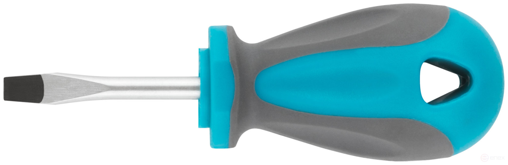 Screwdriver, CrV steel, rubberized handle SL5 x 38 mm