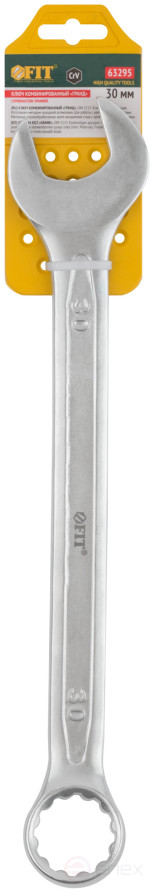 Ключ комбинированный усиленный "Гранд", CrV, холодный штамп 30 мм