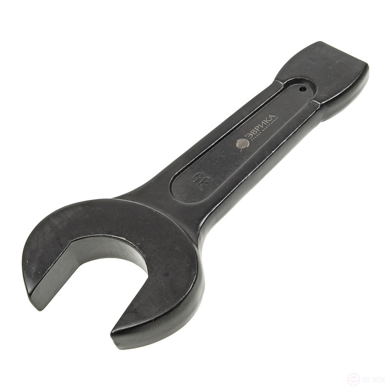Ключ рожковый 80мм ER-33080 ударный односторонний (L-370мм) ЭВРИКА /1/2