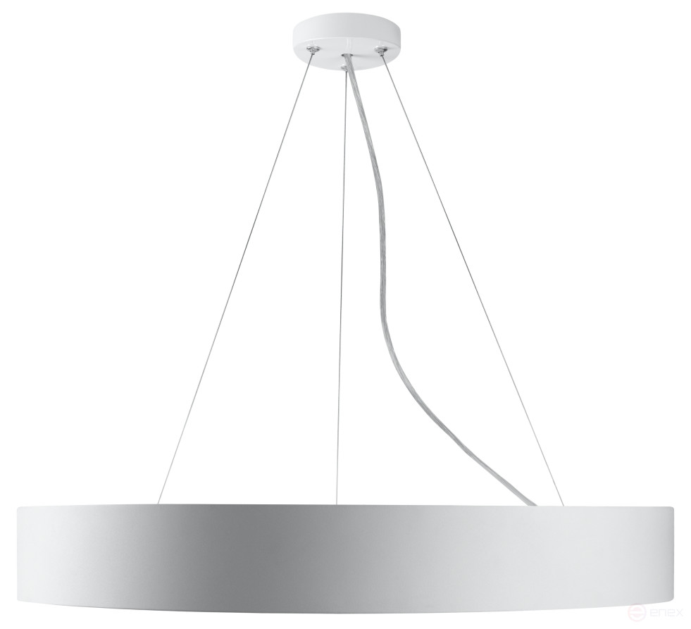 ERA Geometria LED Lamp SPO-134-W-40K-056 Ring 56W 4000K 4200Lm IP40 800*80 White Hanging Driver inside