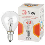 Incandescent lamp ERA P-60-E14-230-CL 60W 230V ball transparent color box E14
