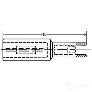 Aluminum-copper connector 120/150/50