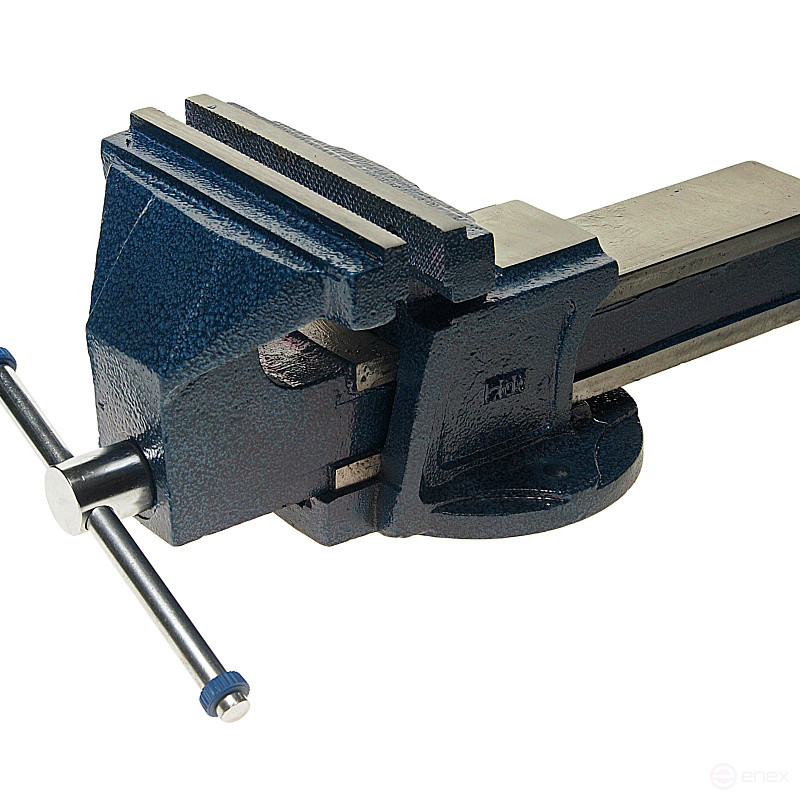 Тиски стальные, G.S. стандарт 200мм, вес 15,5кг ЭВРИКА 1