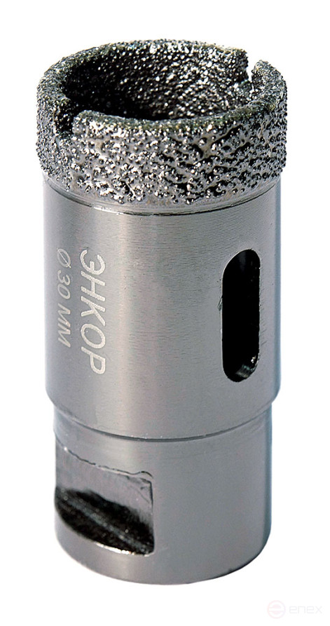 Коронка алмазная по керамограниту D 30 мм для УШМ сух. рез