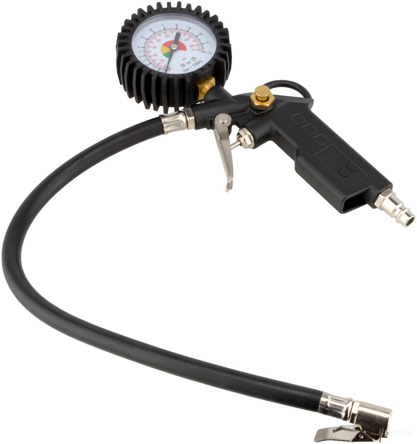 Пистолет для накачки шин с манометром 10 атм. (АвтоDело) 42303