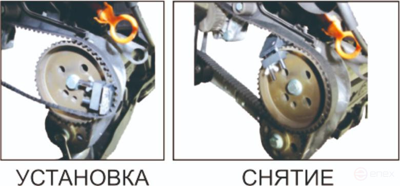 A set of tools for flexible V-belts 2 items in a JTC case