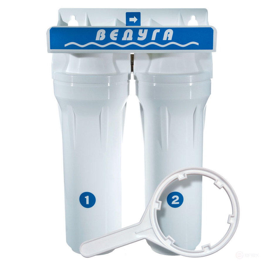 VEDUGA filter bulb 10" 3/4" white double