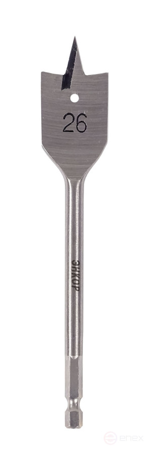 Drill bit for wood 26X152 mm, feather