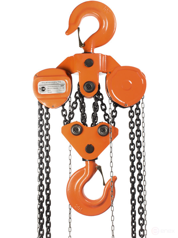 Manual gear hoist TOR TRSH C PRO 20X12M (model N)