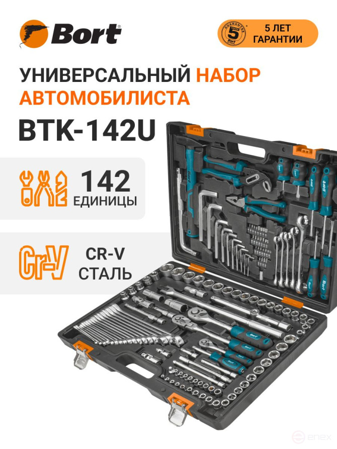 BORT BTK-142U Hand Tool Kit