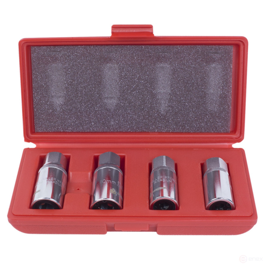 Набор шпильковертов роликовых, 6, 8, 10, 12 мм, 4 предмета МАСТАК 109-20004