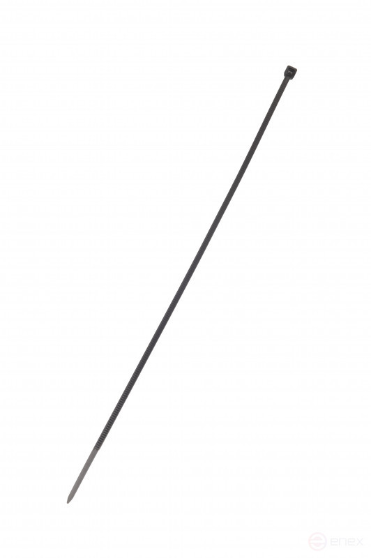 WRline WR-SHN-25-200B Стяжка-хомут 2,5х200 мм, кабельная нейлоновая 6,6, неразъемная, цвет черный (100шт)