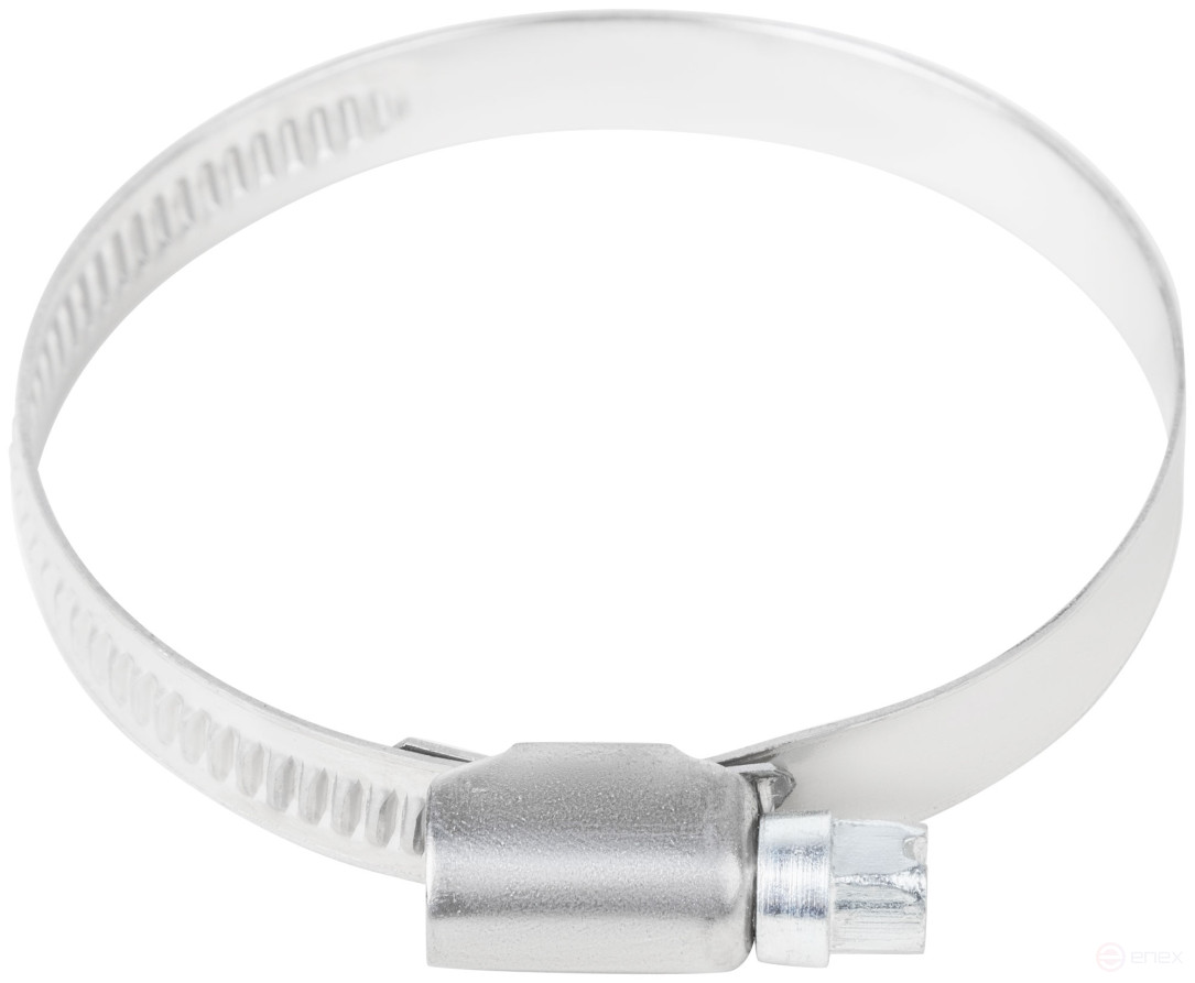 Хомут обжимной накатной, ширина 9 мм, нерж.сталь 40-60 мм