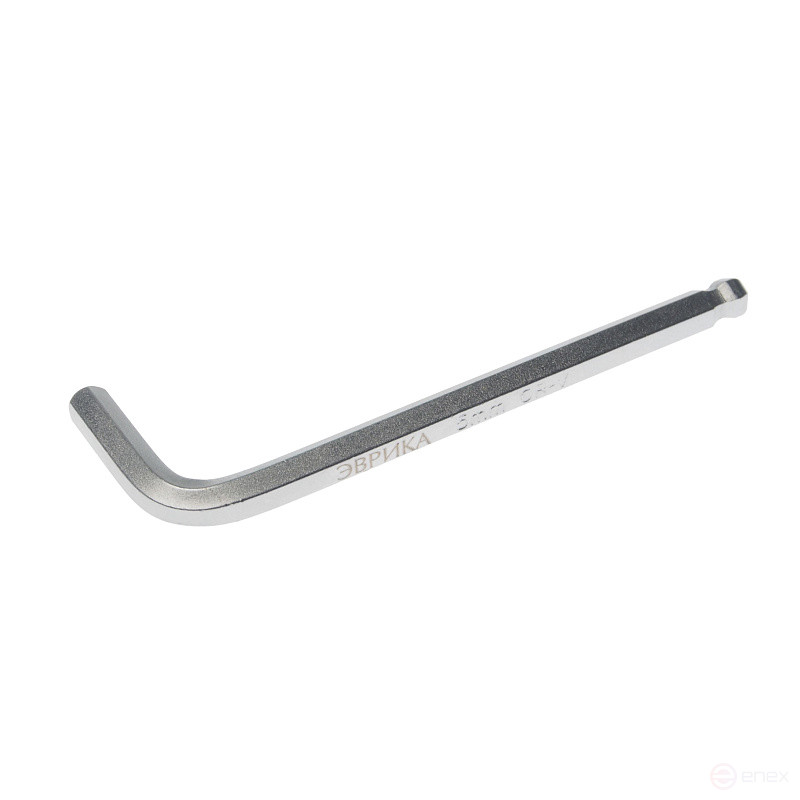 Ключ шестигранный 5мм ER-76505: Г-образный с шаром ЭВРИКА /1/125