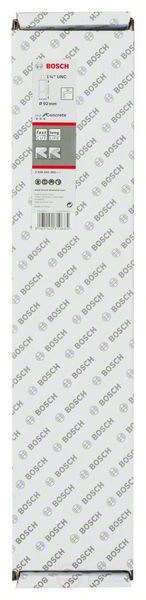 Алмазная сверлильная коронка для мокрого сверления 1 1/4 UNC Best for Concrete 92 мм, 450 мм, 8 сегментов, 11,5 мм